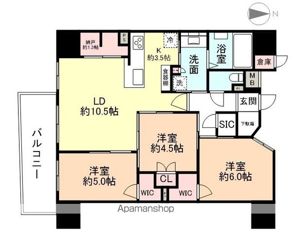 クレアホームズ富山上本町の間取り写真