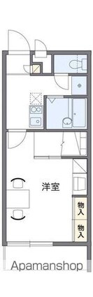 レオパレスアリシア[1K/23.18m2]の間取図