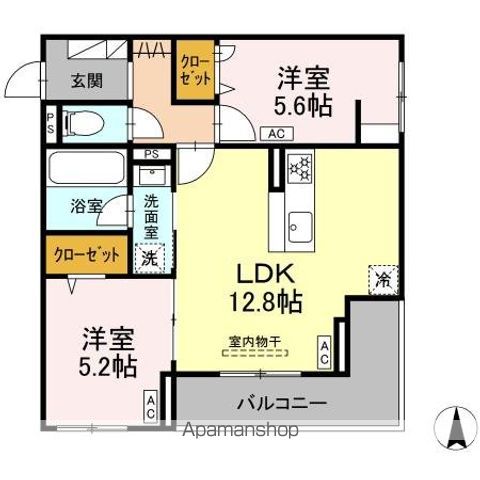 THE STATELY 子安町の間取り写真