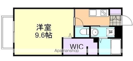 コーポワイスリー　Ａ[1K/30.4m2]の間取図