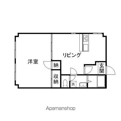 深可ヒュッテの間取り写真