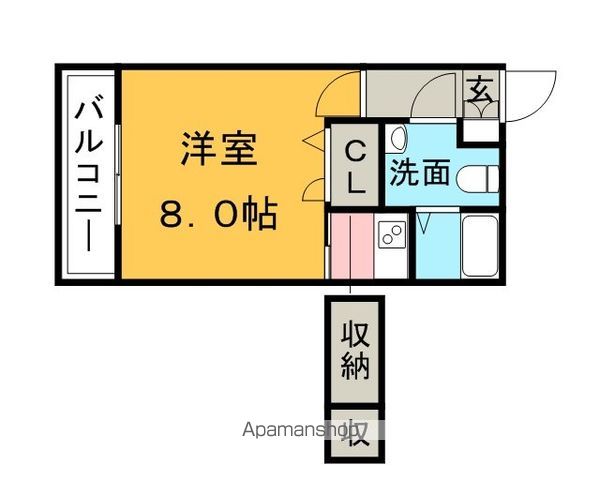 エステートモア天神倶楽部の間取り写真