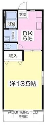 ピュアハイツ．Ｔ．Ｎ[1DK/40.24m2]の間取図