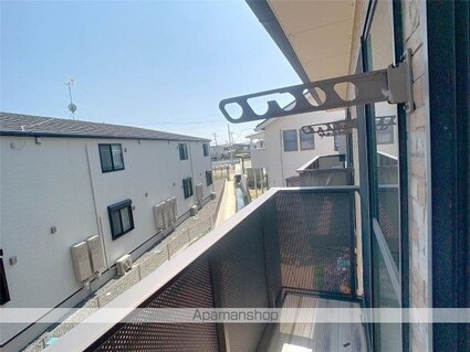 フォブール津森Ａ[2LDK/53.02m2]のバルコニー