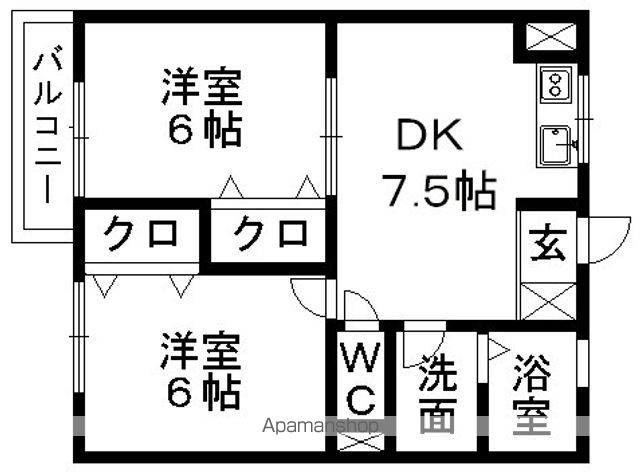 レジデンス住永の間取り写真