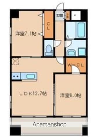 マーブル リヌーキーIIの間取り写真