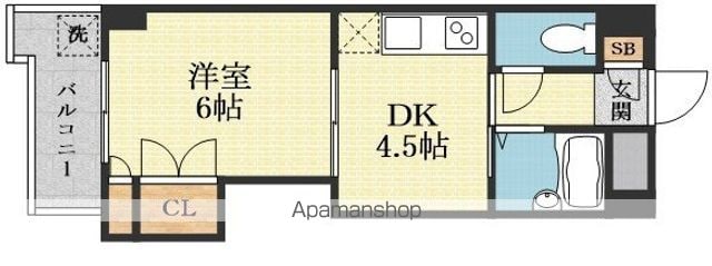 新大阪グランドハイツ北の間取り写真