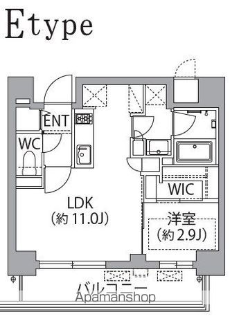 レスピール蓮根の間取り