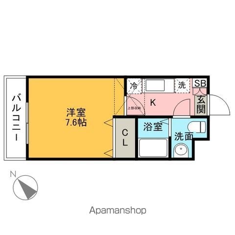 エンクレスト六本松の間取り写真