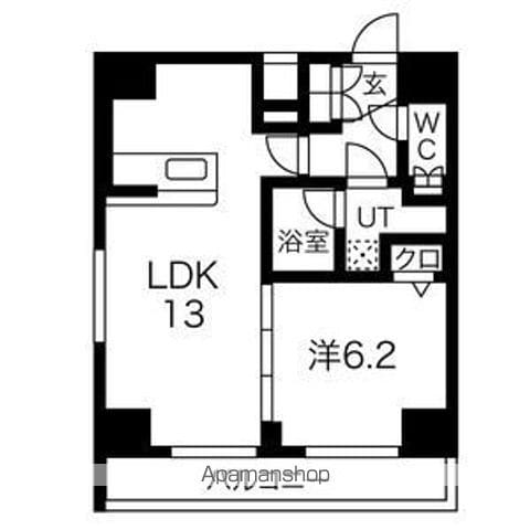 スパシエヴァロル品川荏原の間取り写真