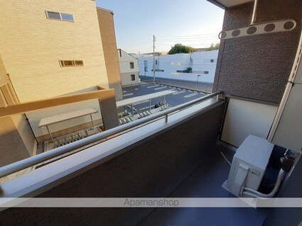 パークサイド春日Ａ[1K/26.08m2]のバルコニー