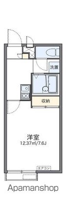 レオパレスプレズィール[1K/23.18m2]の間取図
