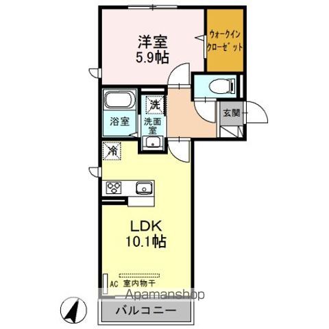 エクシー大宮の間取り写真
