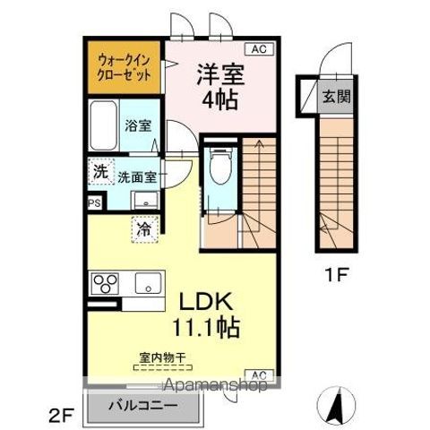 メゾン群来の間取り写真
