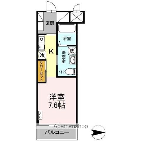 アークK B館の間取り写真