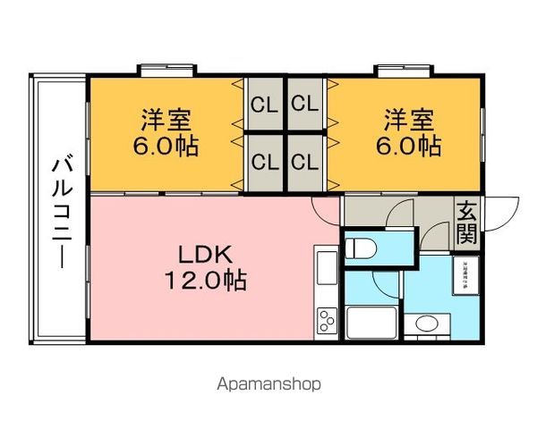 グリーンヒルズ東山Ⅱの間取り