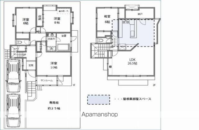 玉川田園調布２丁目戸建[4SLDK/141.86m2]の間取図