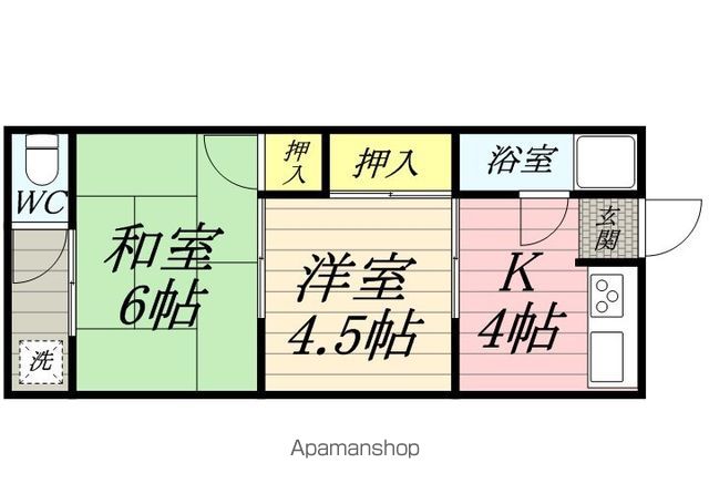 りんどうアパートの間取り写真