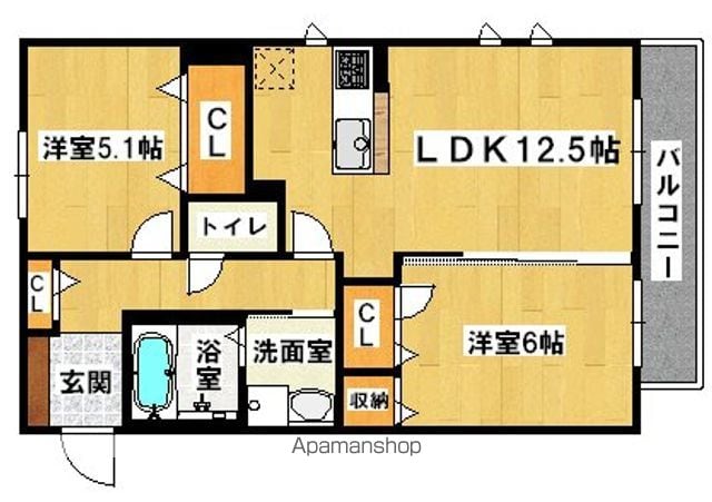 シャーメゾン深井の間取り写真