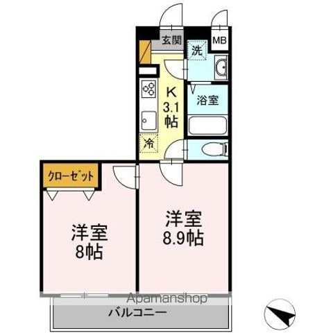 アーバンシャトー千葉中央の間取り