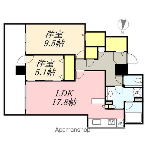 プレミスト札幌ターミナルタワーの間取り写真