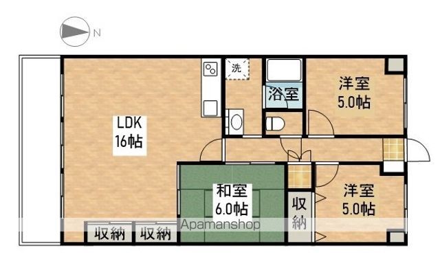 21ハイツ辰巳の間取り写真