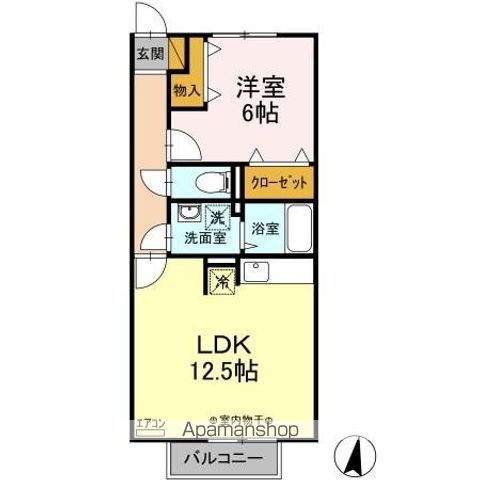 エスペランサ　Ⅰの間取り