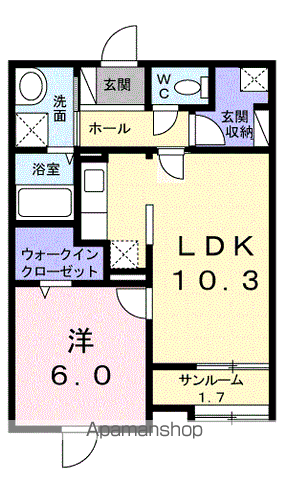 アミティエの間取り写真