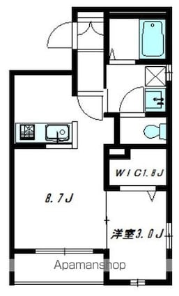 ＭａｉｓｏｎーＫ（メゾンＫ）[1DK/32.75m2]の間取図