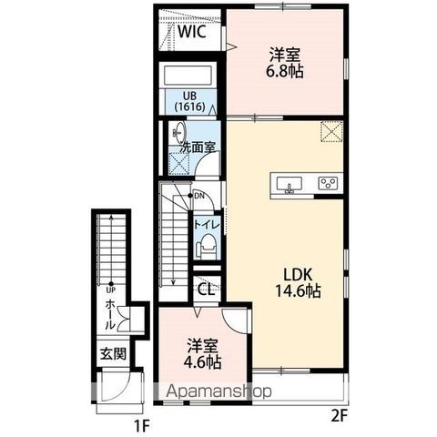 アムール HORINOUCHI IIの間取り写真