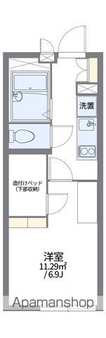 レオパレスシルバ　コートの間取り