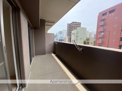 アルファライフ築地[2LDK/53.15m2]のバルコニー