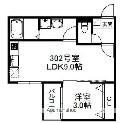 ポラリス小田部の間取り写真