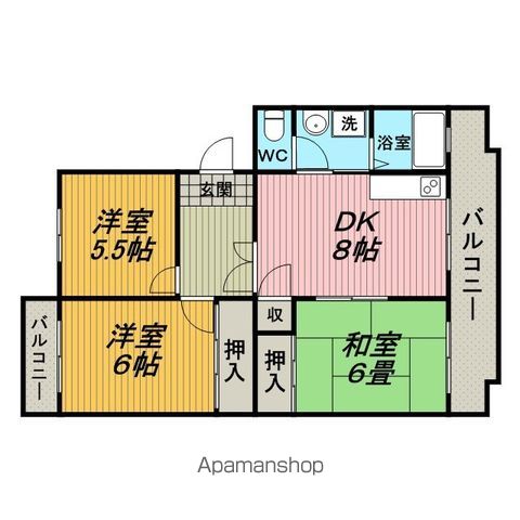 パストラル菅原の間取り写真