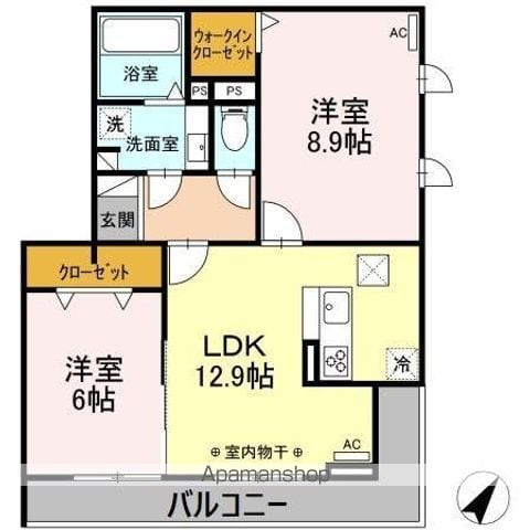 マーガレットの間取り写真