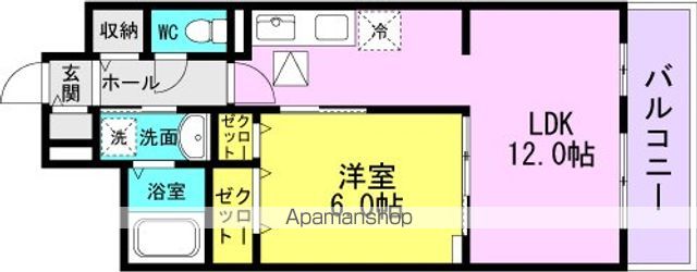 パルク大西の間取り写真