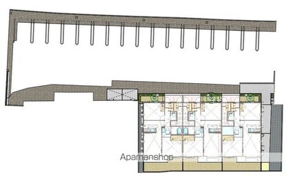 シャーメゾン金龍寺丁[2LDK/53.09m2]の配置図