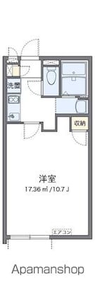 クレイノファレノプシス[1K/27.64m2]の間取図