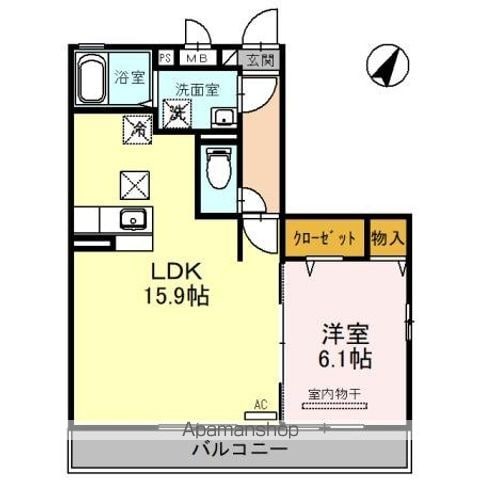 ハピネスの間取り写真