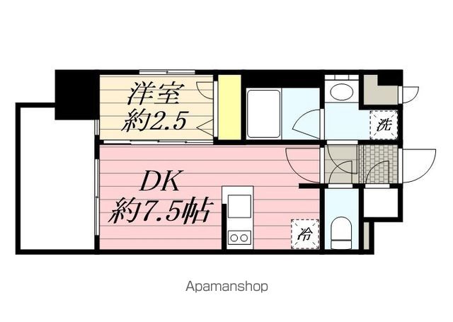 福岡市東区千早のマンションの間取り