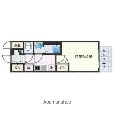 プレサンス大阪ゲートシティの間取り写真