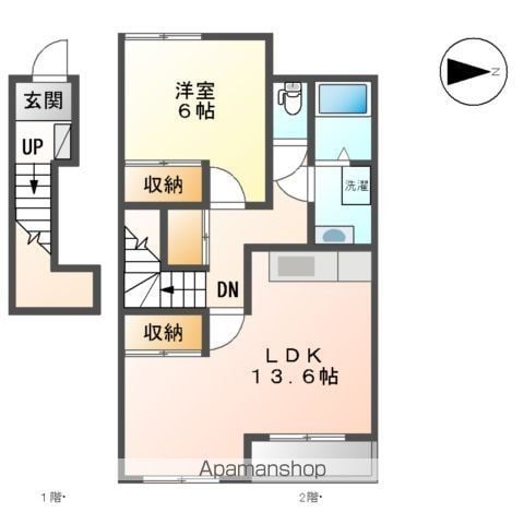 同じ建物の物件間取り写真 - ID:214061118035