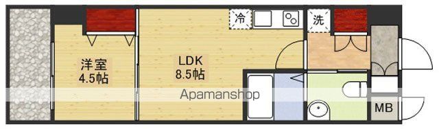LACASA新北野IIの間取り写真