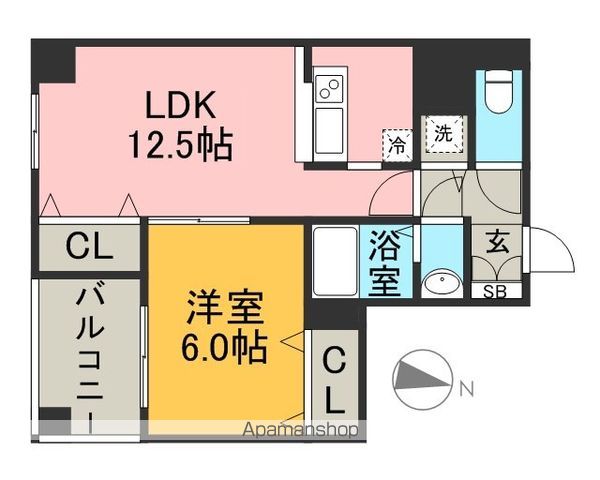 S−FORT警固タワーの間取り写真