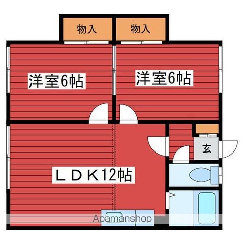 ハイツすみれの間取り写真
