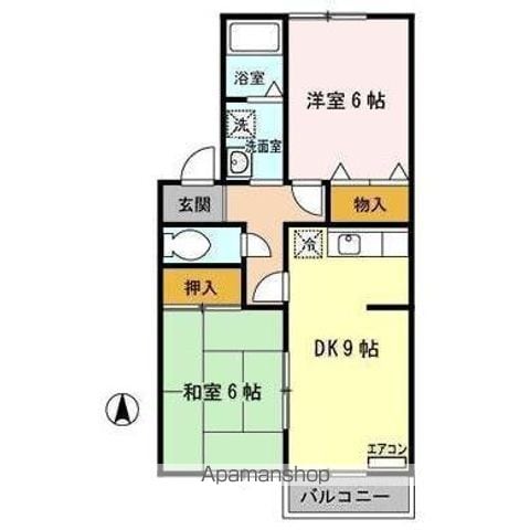 カーサ向山の間取り写真