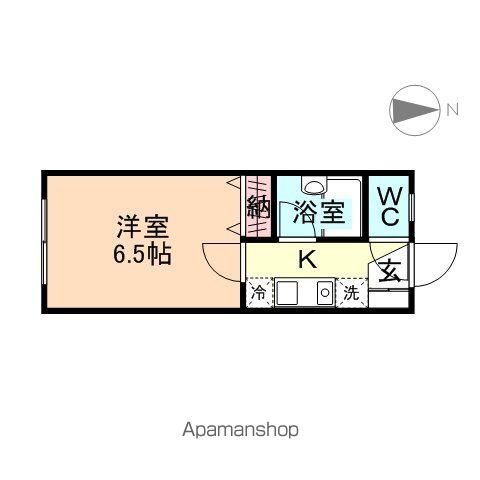 ハイツ高原の間取り写真