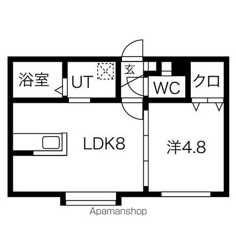 モンテN26の間取り写真