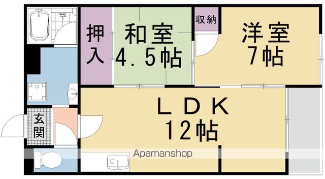 第31長栄コーポきぬもとの間取り写真