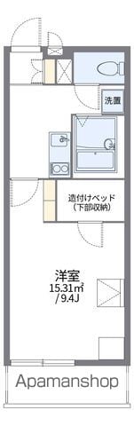 レオパレスグリーンヒルズ花園の間取り写真